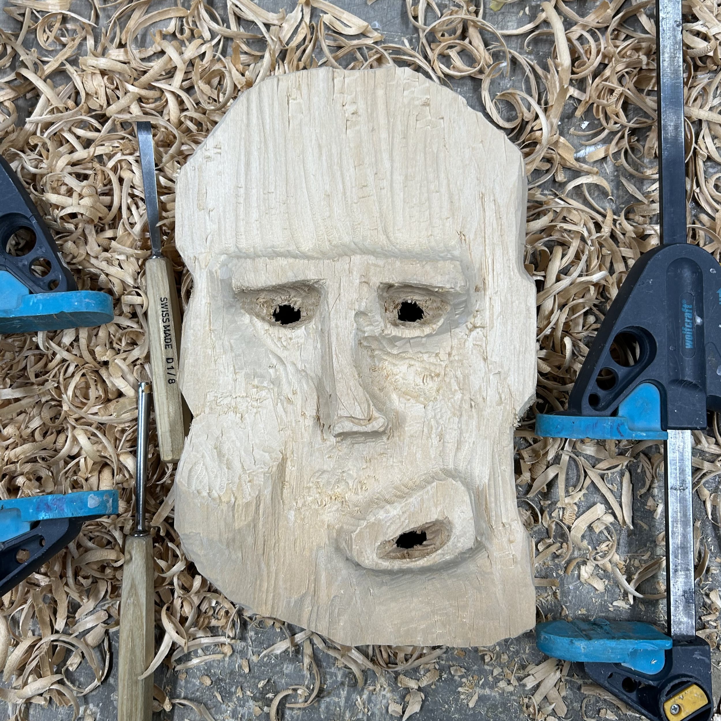 Easier means existed — but it had to be carved in wood.